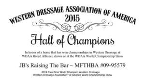 Bar's Hall of Champions Award